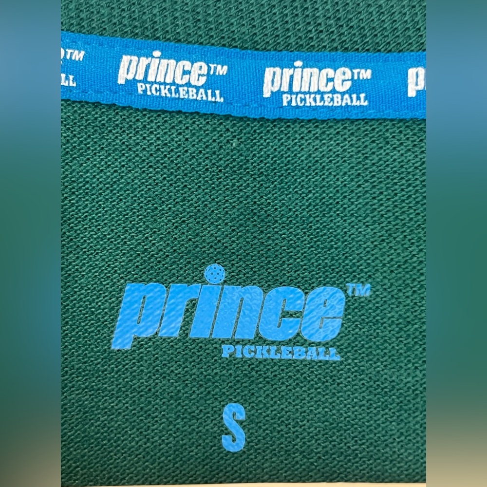 NWT Prince Pickleball Women's Green Short Sleeve Cropped Shirt Size Small - Picture 6 of 8